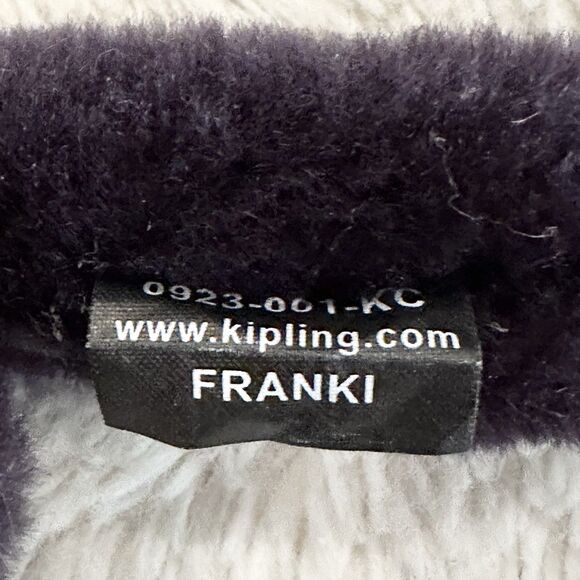 Kipling Franki Gorilla Deep Purple Monkey 6” Keychain Clip Plush - Picture 3 of 5